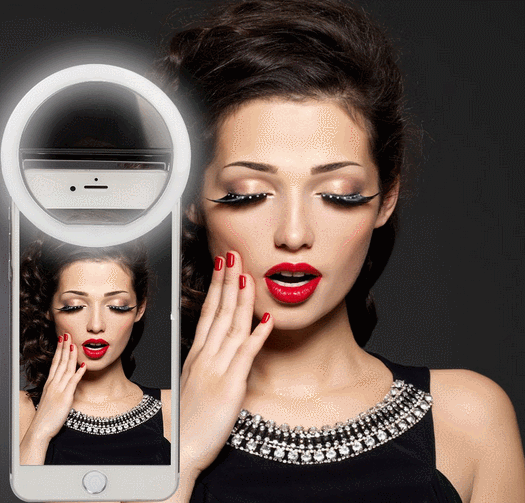 Image result for selfie ring light gif