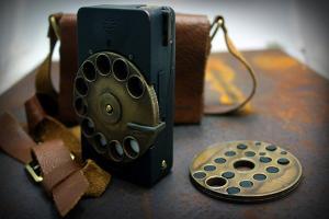 Steampunk Rotary Smartphone Concept
