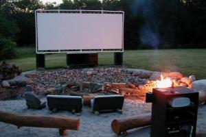 Backyard Movie Theater