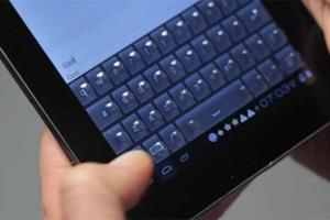 Tactus Tablet with Keyboard
