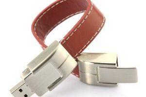 DBPOWER Bracelet Leather Flash Drive
