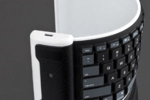 Roll Up Washable Bluetooth Keyboard
