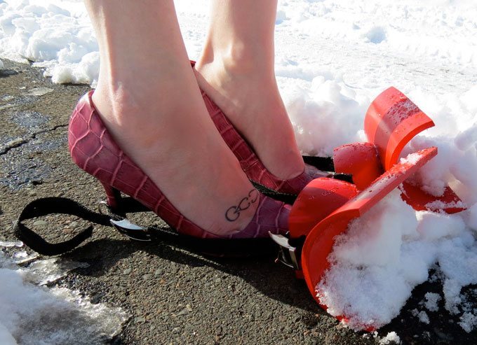 Toe Plow for Snowy Spring Days