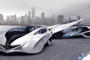 Aqua Benz: Futuristic Car