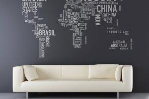 World Wall Stickers