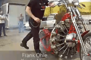Baron Bike Powered by Plane Engine