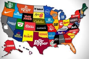 Corporate States Of America Map {Visual}