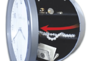 Wall Clock With Hidden Safe