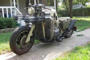 Artillery Motorcycle To Fight Off Zombies