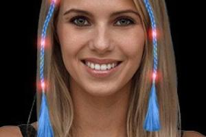 LED Braided Clip-In Hair Extension