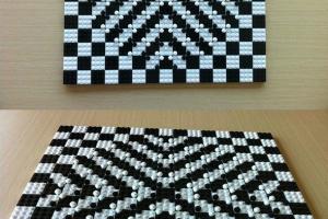 LEGO Optical Illusion: No Curved Pieces