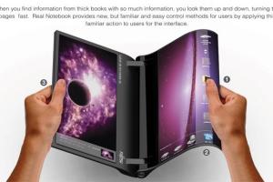 Notebook with a Flexible Display