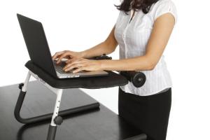 FitDesk: Healthy Standing Desk with Massage Bar