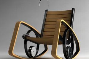 Rocking Chair Generates Power from Movement