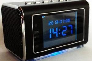 Clock Radio DVR for Spying