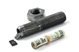 Spy Bolt Secret Container For Your Valuable Items