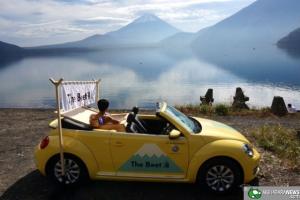 VW Beetle with an Open Air Bathtub