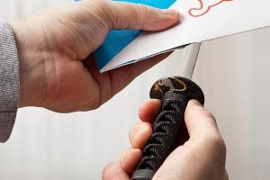 Samurai Sword Letter Opener Kills Your Envelopes