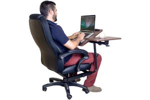 This Office Chair Has an Integrated Tablet Desk
