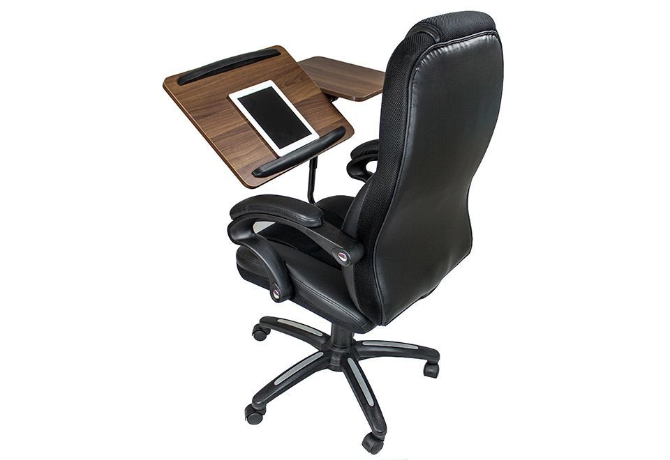 office chair with laptop