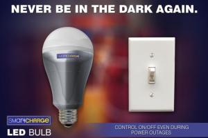 SmartCharge LED Bulb Works During Power Outages