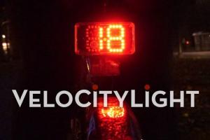 VeloCityLight Speedometer Bike Light