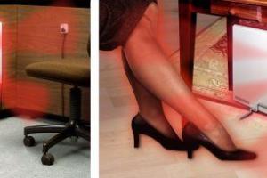 Cozy Legs Flat Panel Heater Keeps You Warm