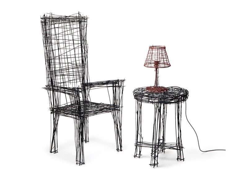 Furniture That Looks Like Drawings (by Jinil Park)