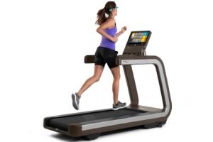 Treadmill with Google Glass Support