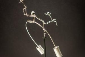 Balancing Act Kinetic Sculpture / Desk Toy