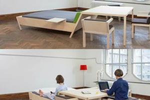 Bed’nTable: Versatile Bed + Table