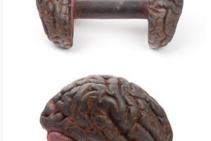 Hand-cast Iron Brain Dumbbells Are Unique