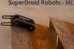 MLT Surveillance Robot Climbs Obstacles