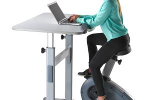 LifeSpan Fitness C3-DT5 Bike Desk Gets You Fit