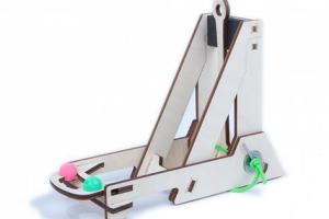 Tabletop Catapult by Siege Toys for Office Warfare