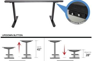 Stand Desk: Automatic Sit to Stand Desk