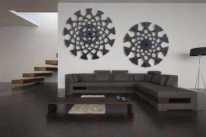 Flux Optical Illusion Kinetic Sculpture