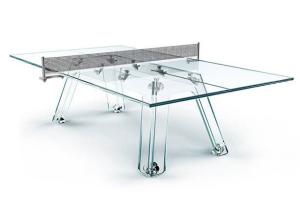Crystal Ping Pong Table by Adriano Design