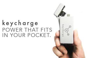 KEYCHARGE: Keychain Charger +  Flash Drive for iPhone / Android