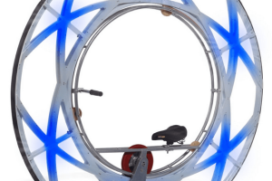 Monovelo: Human-Powered Monowheel Puts On a Light Show