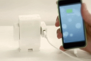 Mr. Pow: Smiling Portable Charger