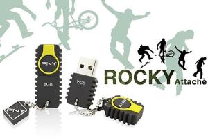 PNY Rocky Attache USB Flash Drive: Rugged + Portable