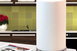 TowlHub: Paper Towel Holder with 4 USB Ports