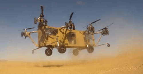 AT Black Knight Transformer “Flying Truck” Taking Flight