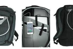 Colfax: Smart Backpack + Charger + Wireless Storage