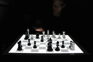 Dark Chess: Illuminated Chess Board