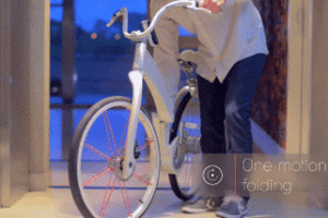 Gi-Bike: Electric, Folding Bike + Smartphone Integration