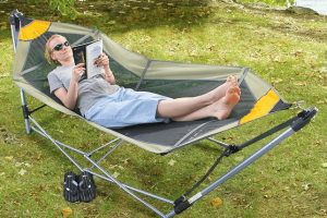 Portable Folding Hammock Goes Everywhere You Go