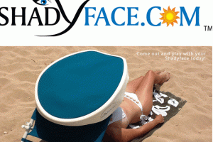 ShadyFace Portable Sunshade for Your Gadgets