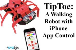 TipToe: App Controlled Walking Robot